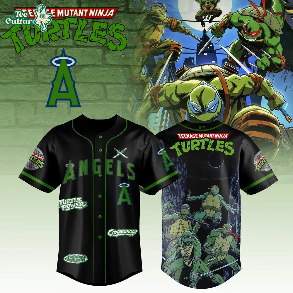 Los Angeles Angels TMNT Inspired 2026 Limited Edition Baseball Jersey