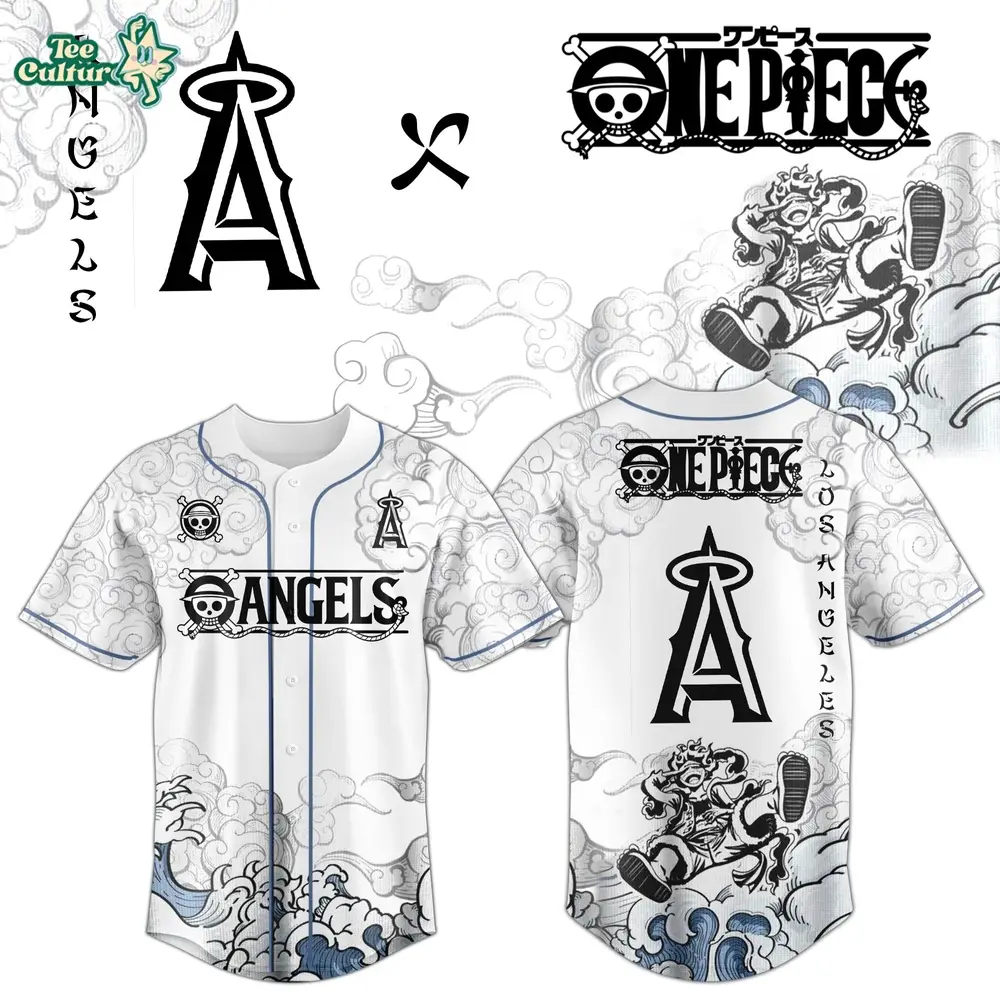 Los Angeles Angels x One Piece Jersey 2026 Luffy Gear 5