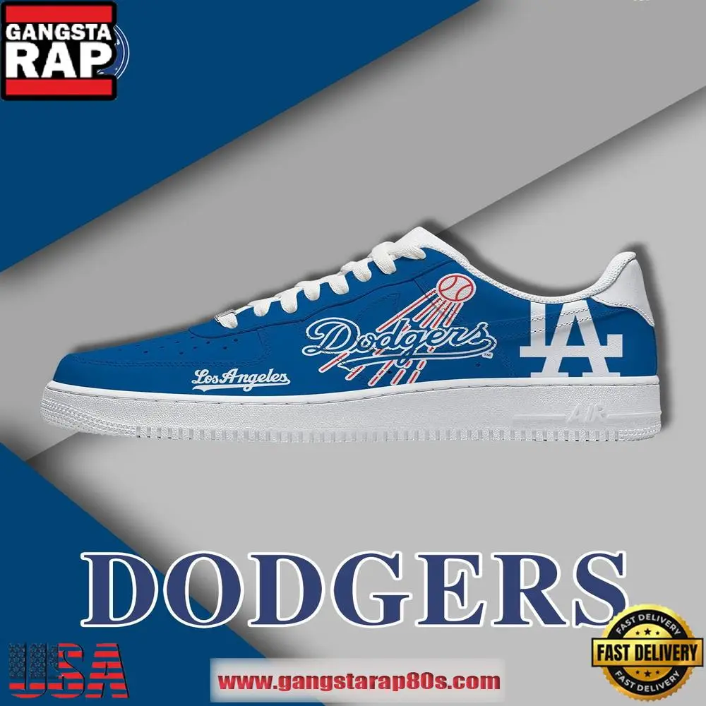 Los Angeles Baseball New Design Nike Air Force 1 Sneakers Shoes