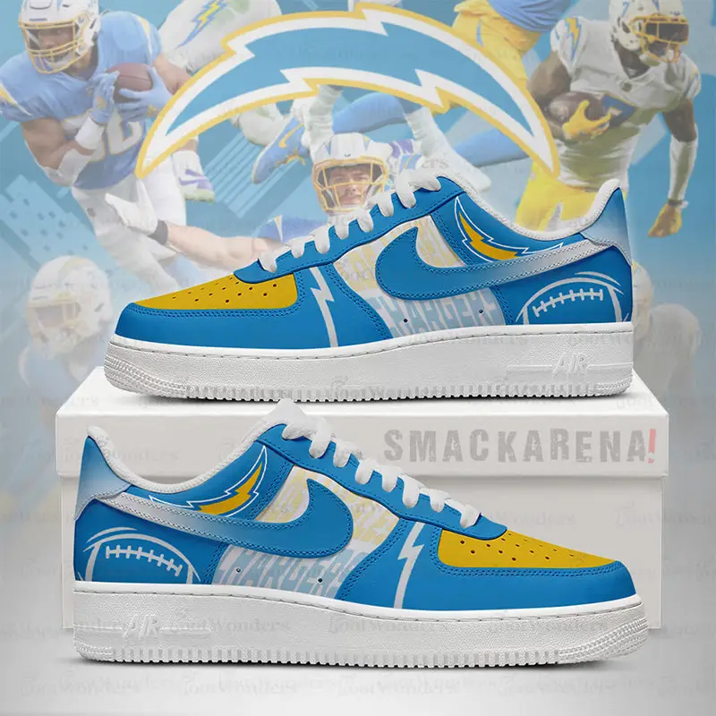 Los Angeles Chargers Air Force 1 Shoes - NFL Fan Edition | AM49