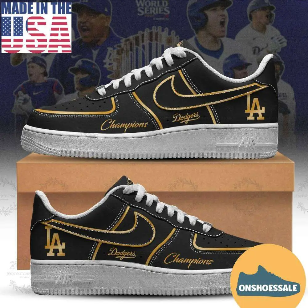 Los Angeles Dodger 2025 Champions World Series Limited Air Force 1 Sneakers, Gift For Fans - Best Gift Shoes