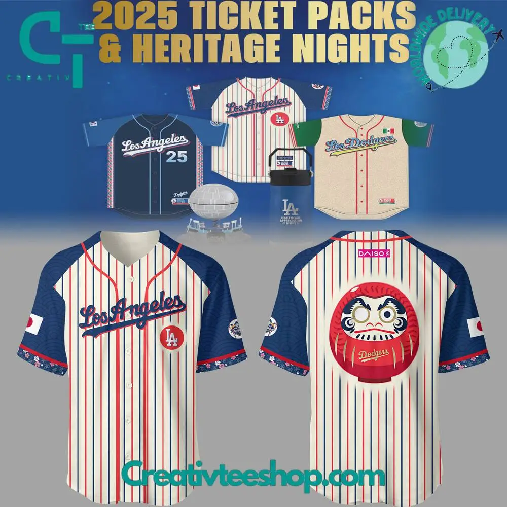 Los Angeles Dodgers “Japanese Heritage Night 2025” Baseball Jersey