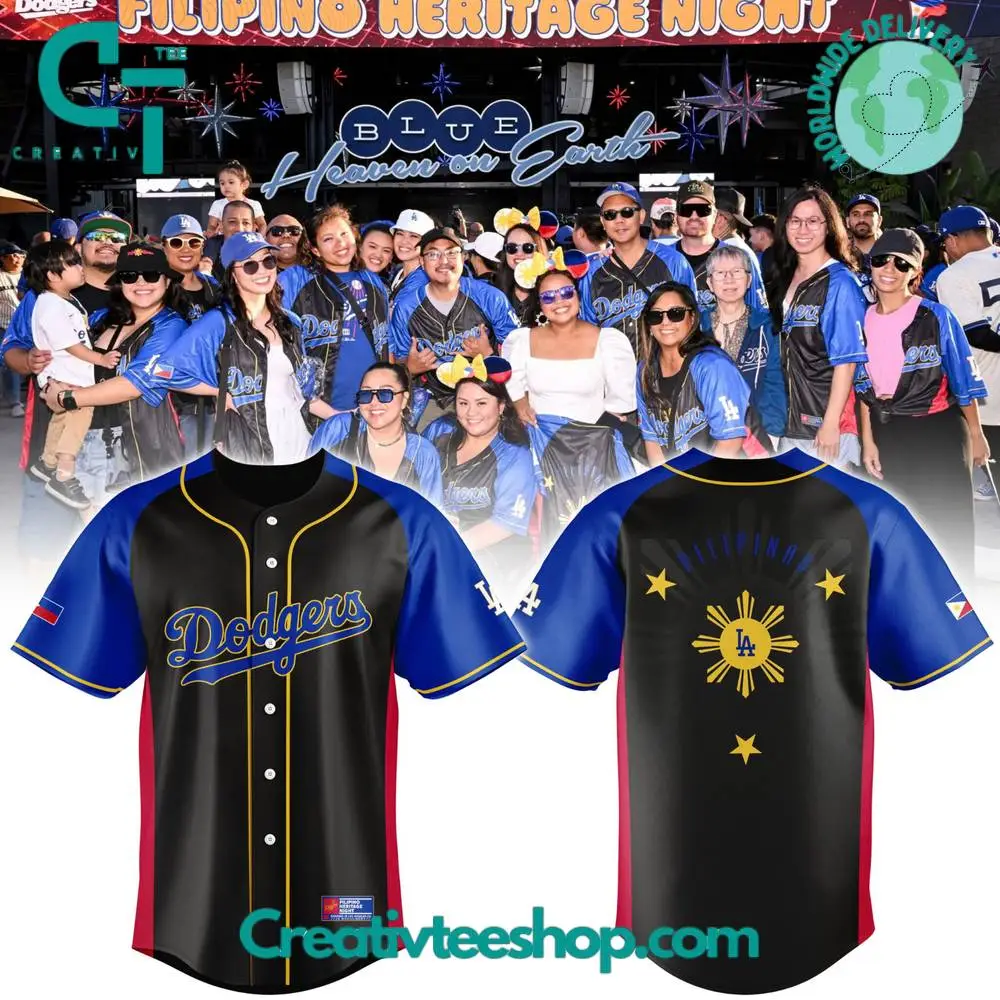 Los Angeles Dodgers 2024 Filipino Heritage Night Baseball Jersey