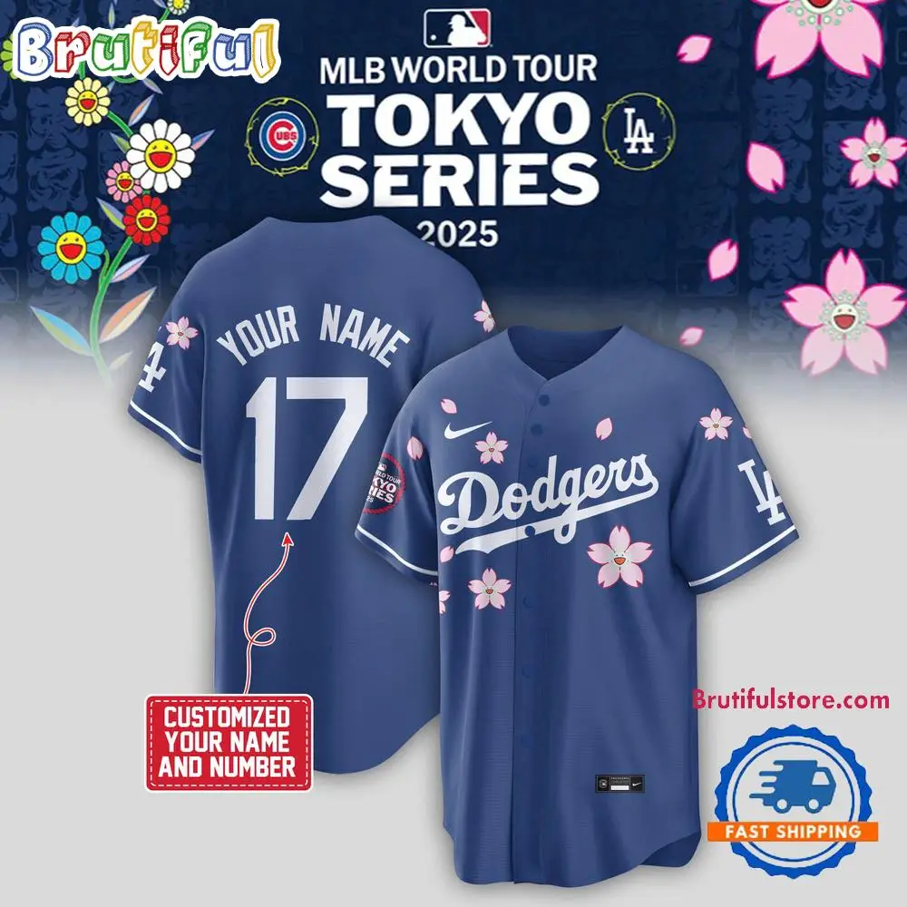 Los Angeles Dodgers 2025 MLB World Tour Tokyo Series Limited Edition New Jersey Shirt
