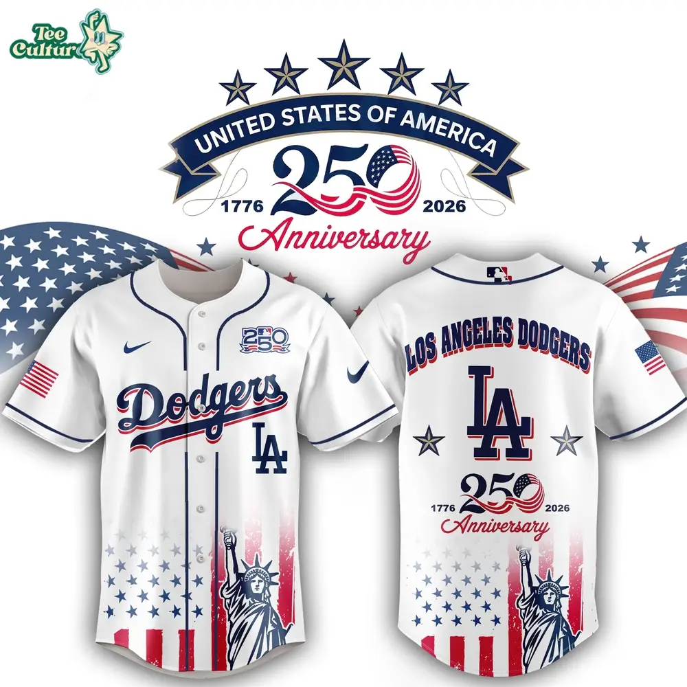Los Angeles Dodgers 250th Anniversary United States Semiquincentennial Fan Jersey