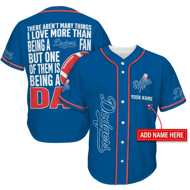 Los Angeles Dodgers Best Dad Fan Baseball Jersey