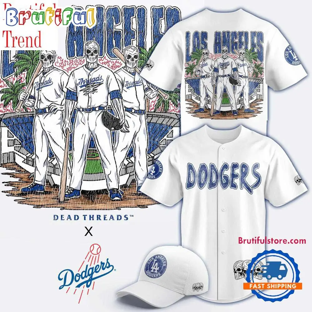 Los Angeles Dodgers Dead Threads 2025 Baseball Jersey