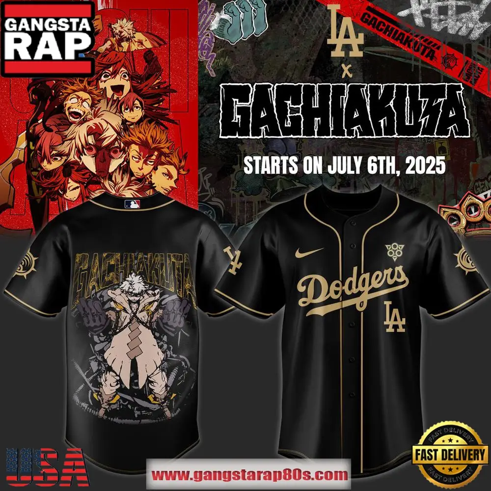 Los Angeles Dodgers Gachiakuta Limited Edition Baseball Jersey Los Angeles Dodgers Gachiakuta Limited Edition Baseball Jersey - Image 1
