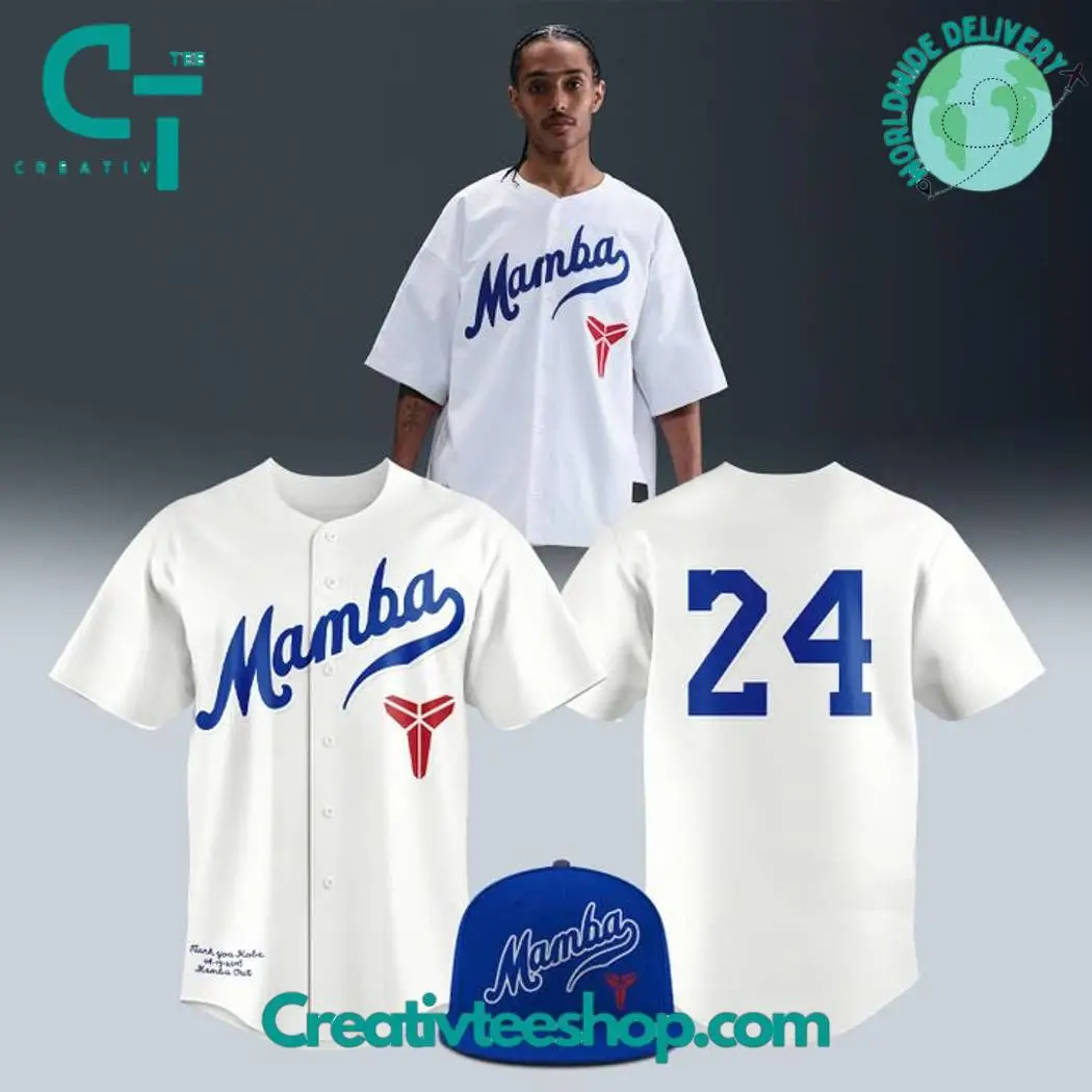 Los Angeles Dodgers Honors Kobe Special White Baseball Jersey