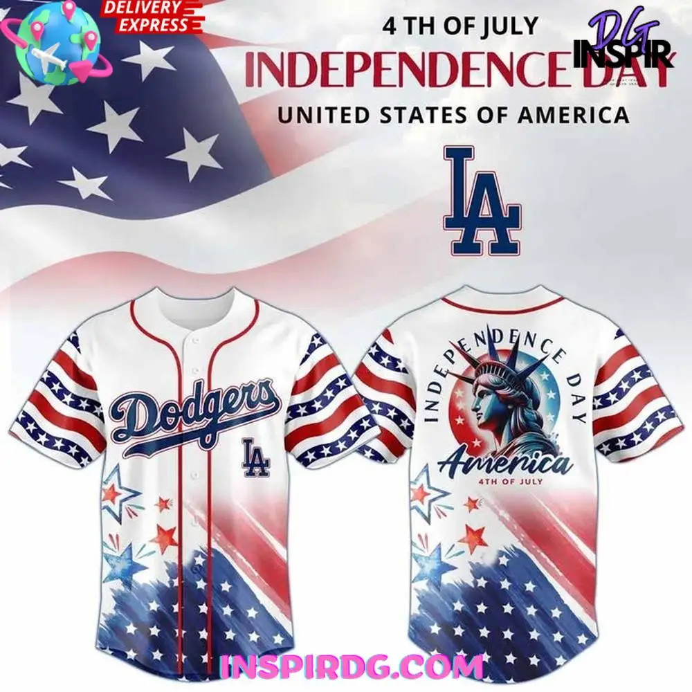 Los Angeles Dodgers Independence 2025 Special Baseball Jersey