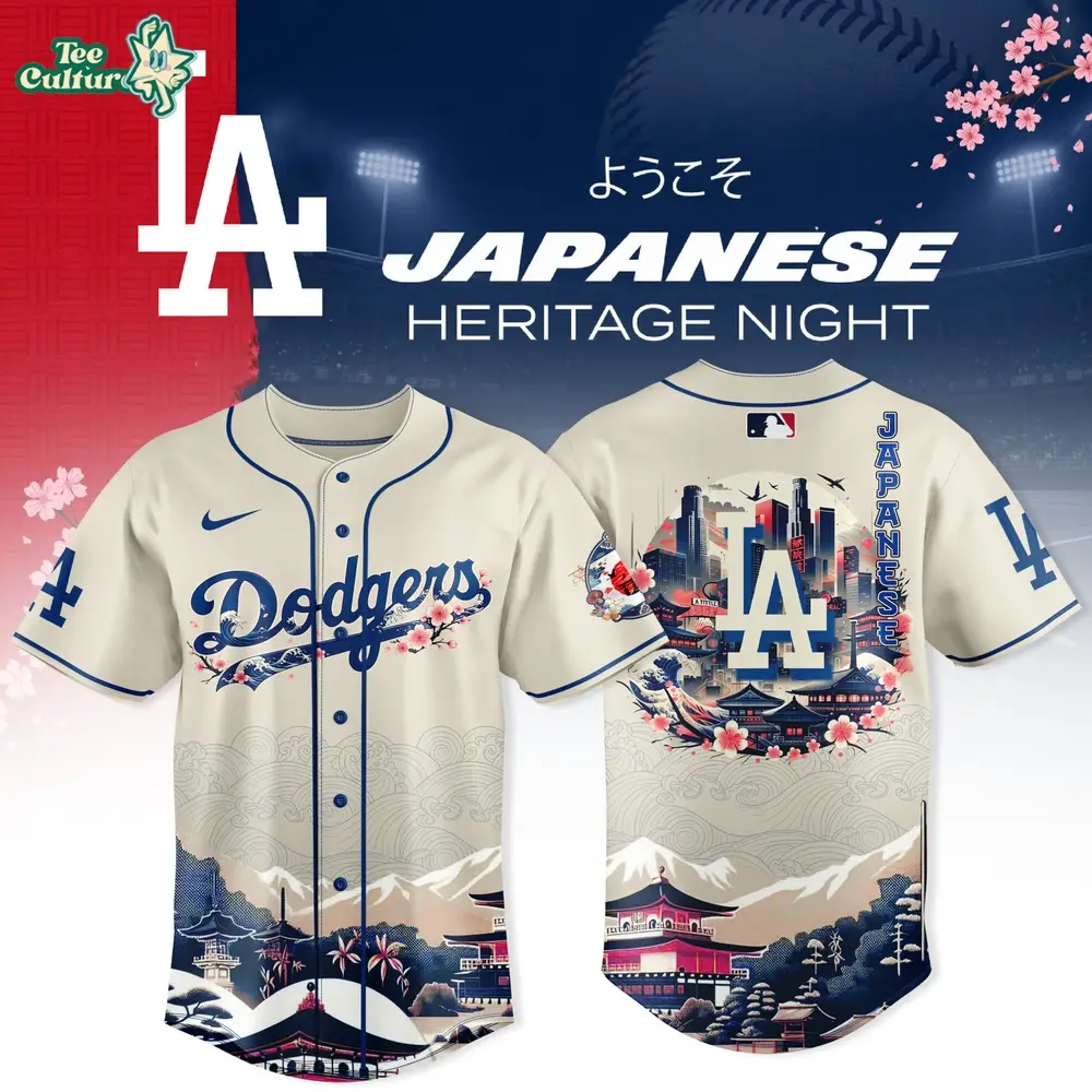 Los Angeles Dodgers Japanese Heritage Night in LA 2026 Edition Jersey