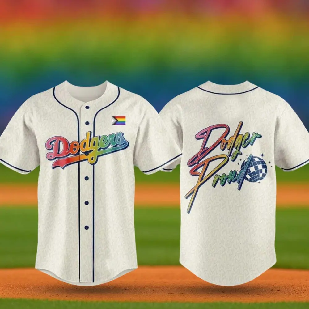 Los Angeles Dodgers Lgbtq Pride Night Baseball Jersey