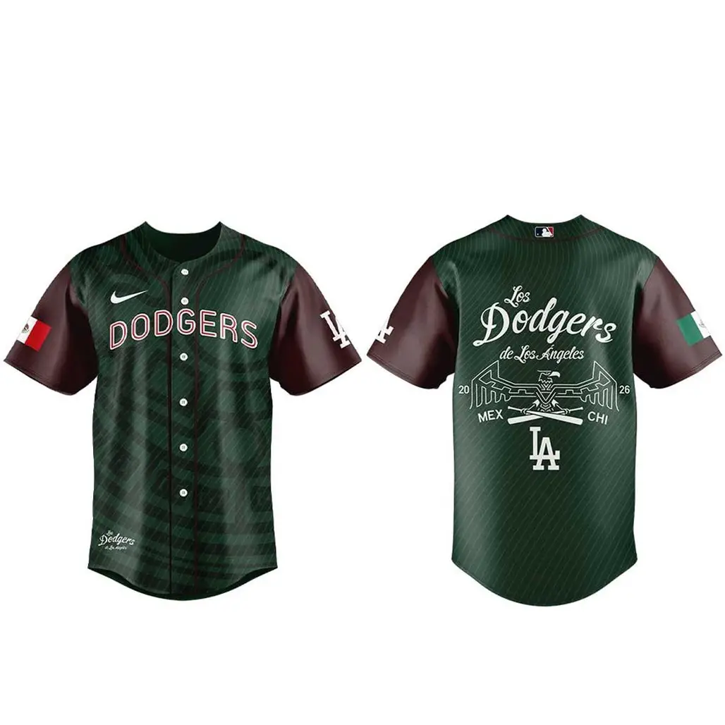 Los Angeles Dodgers Mexican Heritage Honor Night 2026 Baseball Jersey - Tazila
