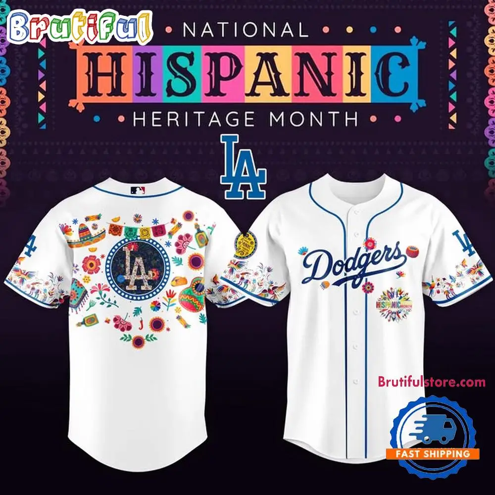 Los Angeles Dodgers National Hispanic Heritage Month 2025 Baseball Jersey