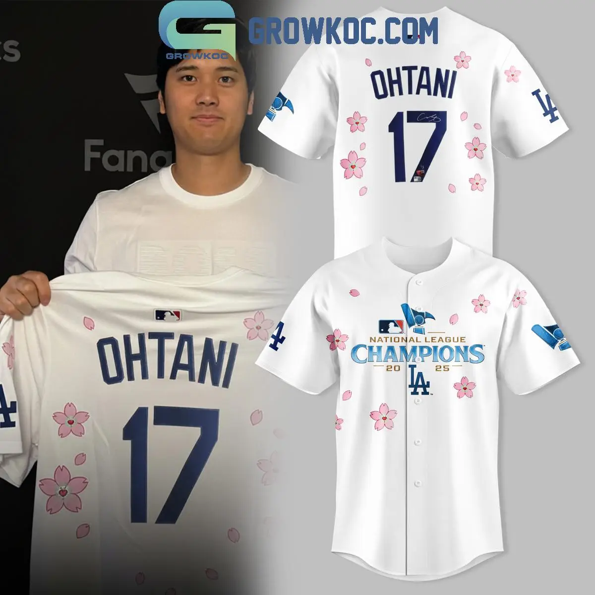 Los Angeles Dodgers Ohtani NLCS 2025 Champions Jersey