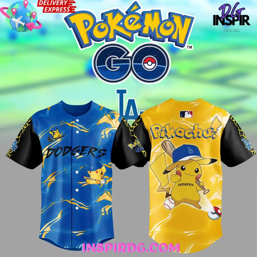 Los Angeles Dodgers Pokémon Go Special Baseball Jersey