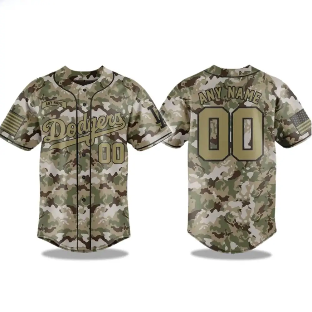 Los Angeles Dodgers Salute To Service Baseball Jersey