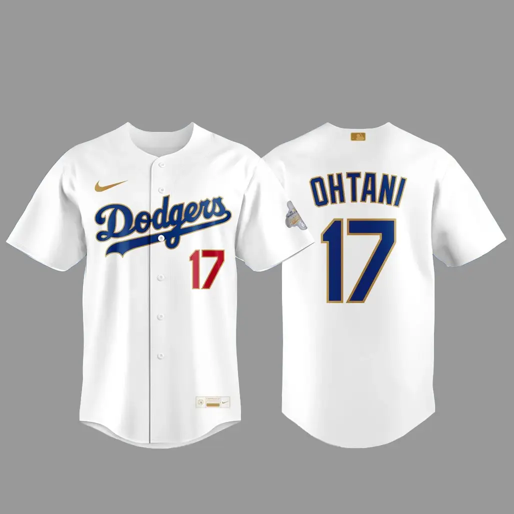 Los Angeles Dodgers Shohei Ohtani 2026 Gold Baseball Jersey - Tazila