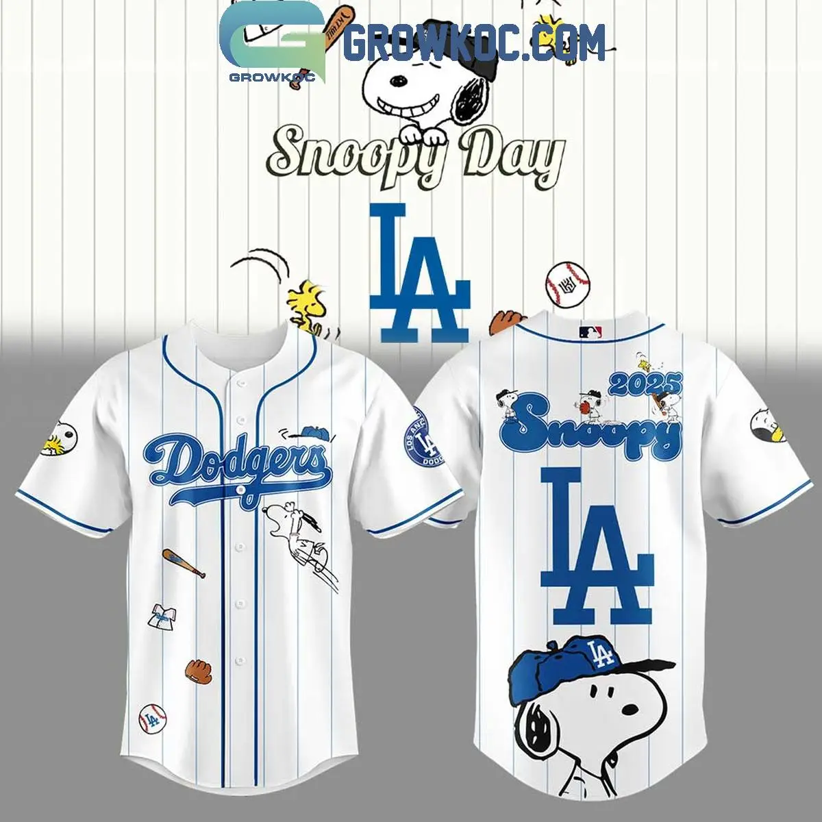 Los Angeles Dodgers Snoopy Day 2025 Jersey