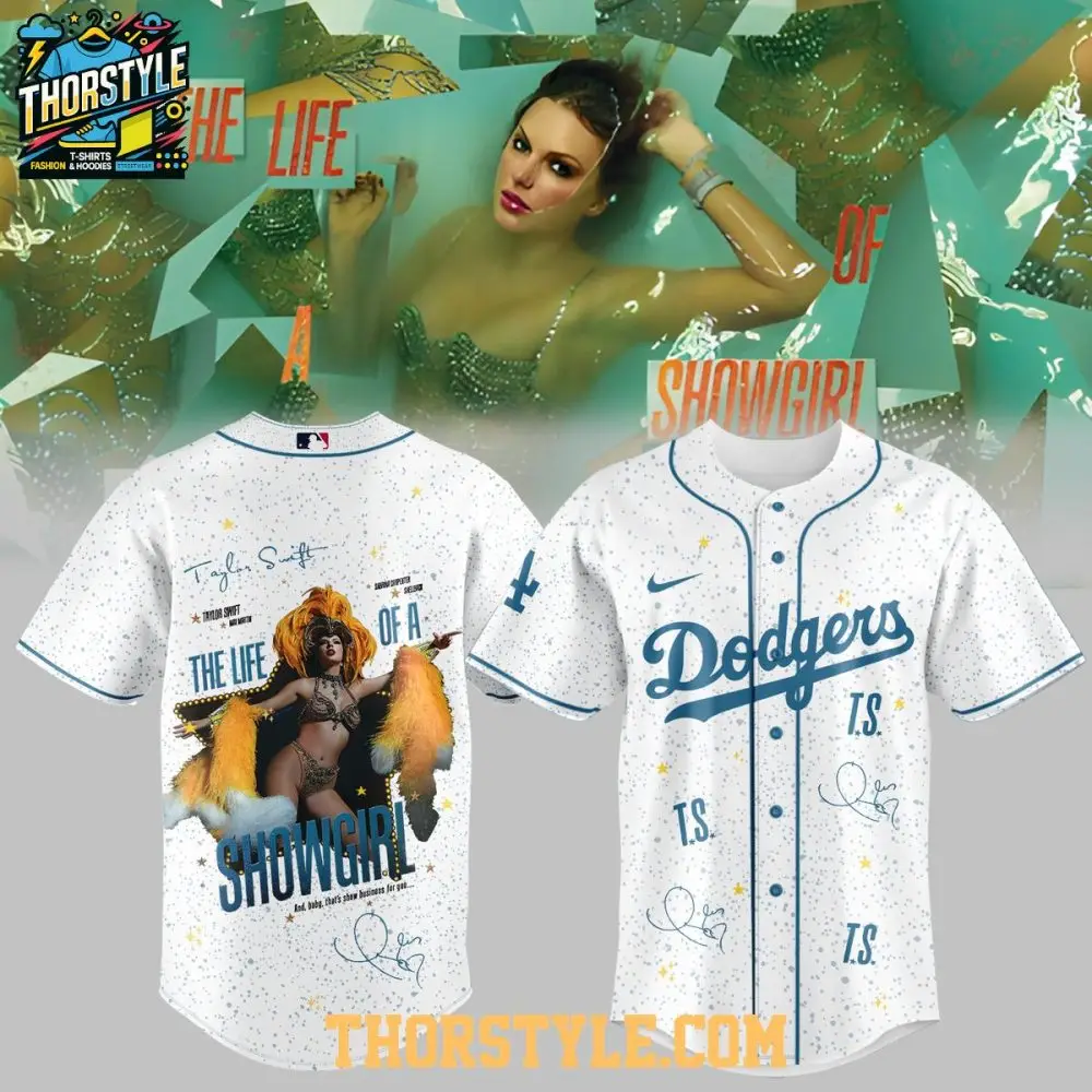 Los Angeles Dodgers Taylor Swift The Life Of A Showgirl Baseball Jersey