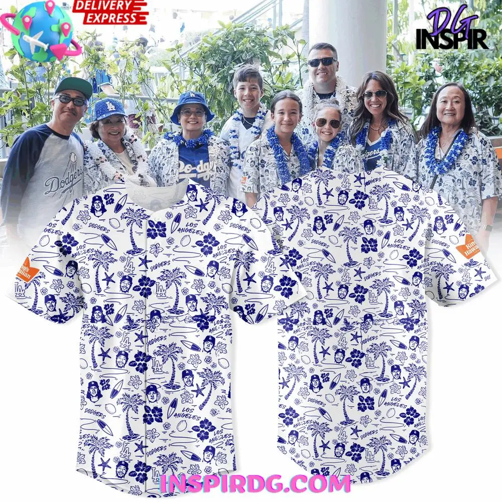 Los Angeles Dodgers Tropical Print Special Jersey