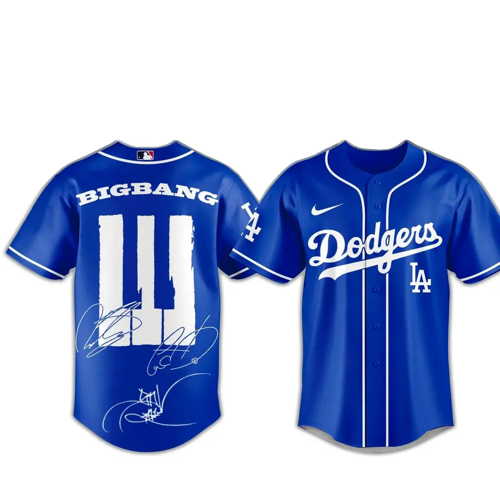 Los Angeles Dodgers x Bigbang 2026 Baseball Jersey - Tazila