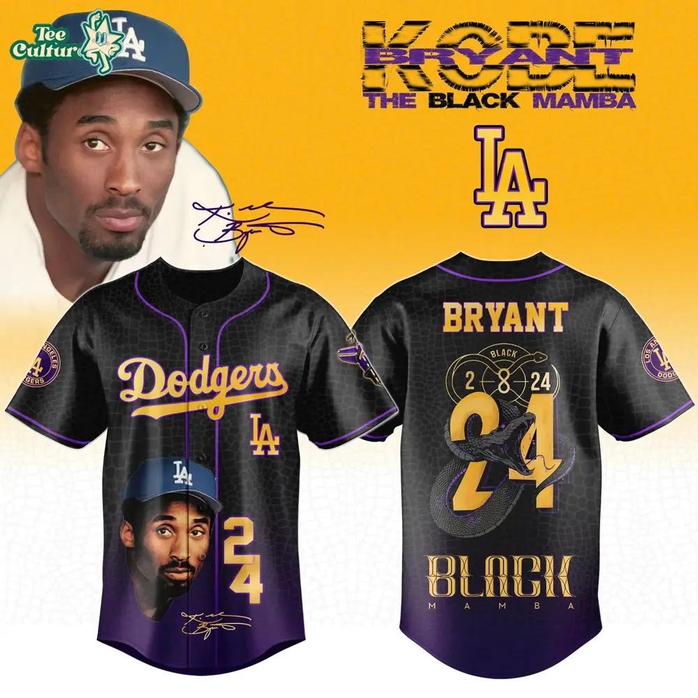 Los Angeles Dodgers x Black Mamba Legacy Tribute Limited Edition Jersey