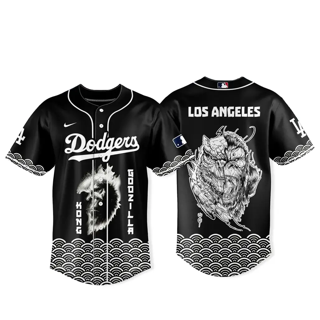 Los Angeles Dodgers x Godzilla and Kong 2026 Baseball Jersey - Tazila