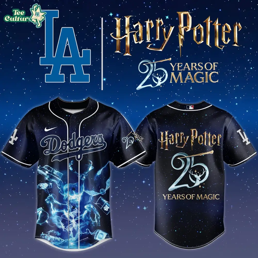 Los Angeles Dodgers x Harry Potter Special Edition MLB Baseball Jersey