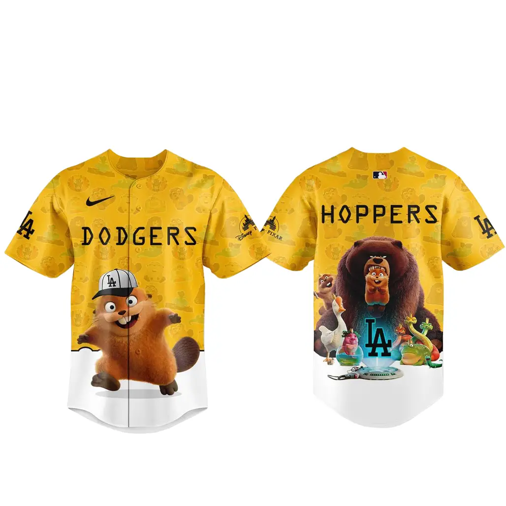 Los Angeles Dodgers x Hoppers Movie 2026 Baseball Jersey - Tazila