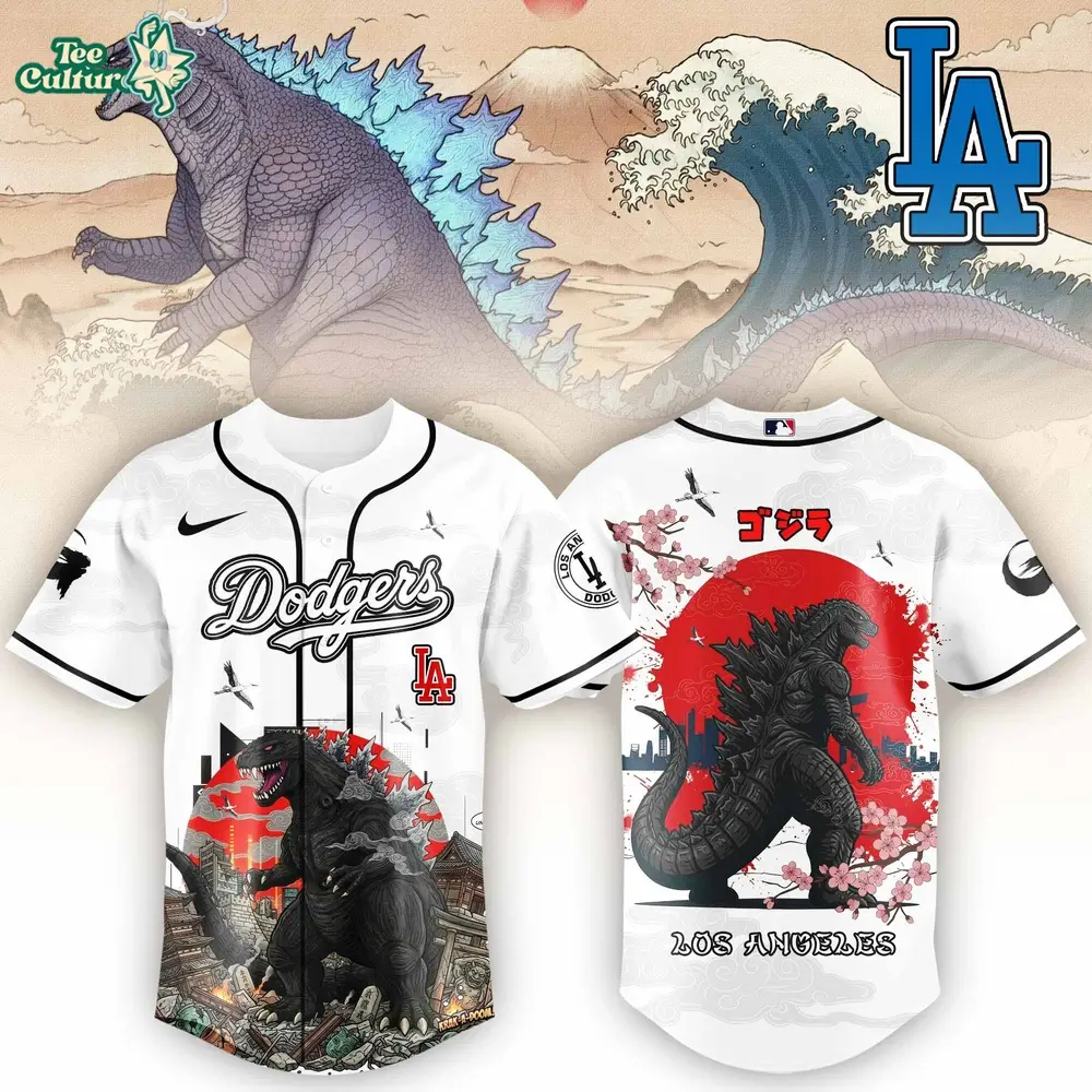 Los Angeles Dodgers x King of the Monsters Exclusive Japanese Jersey