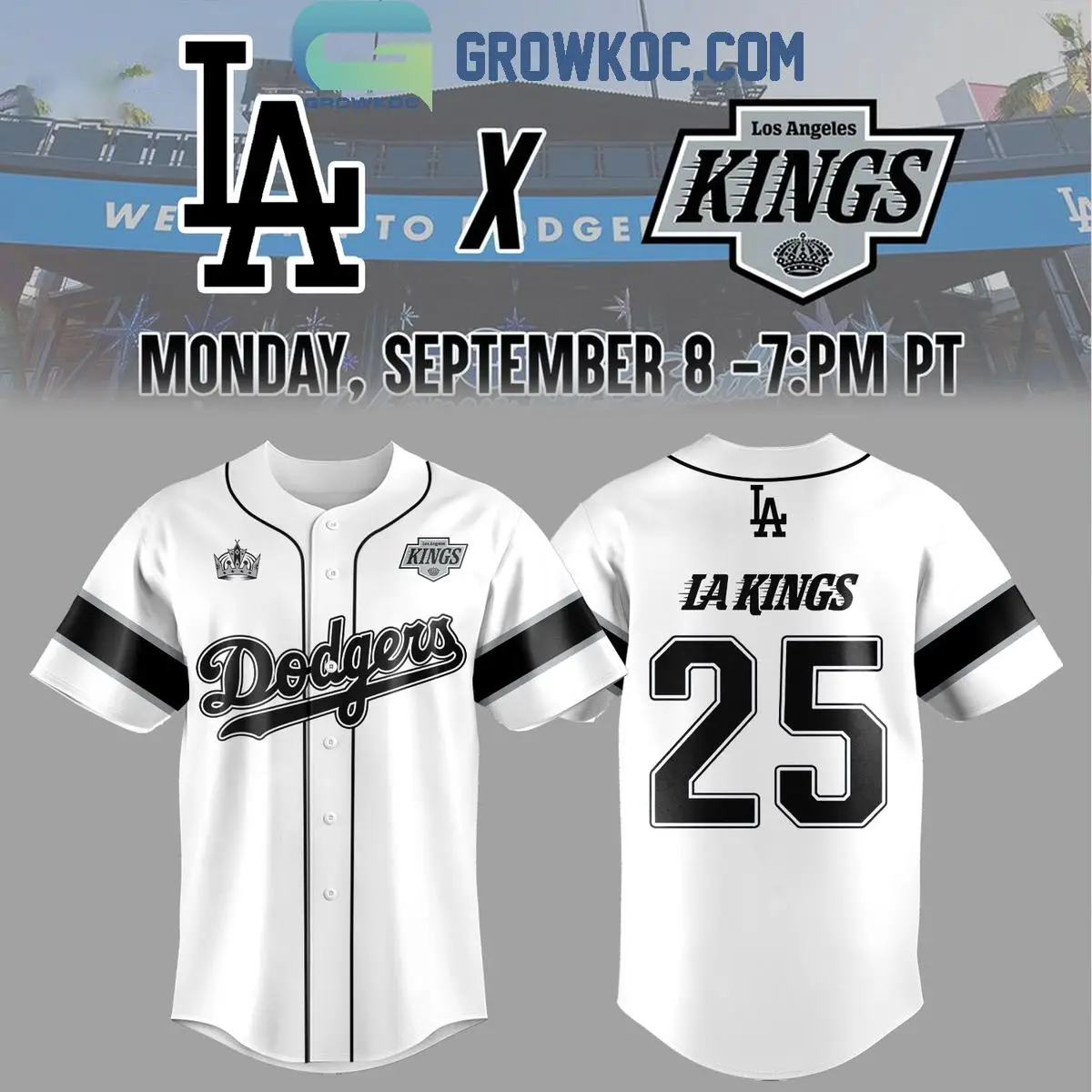 Los Angeles Dodgers x Los Angeles Kings 2025 Jersey