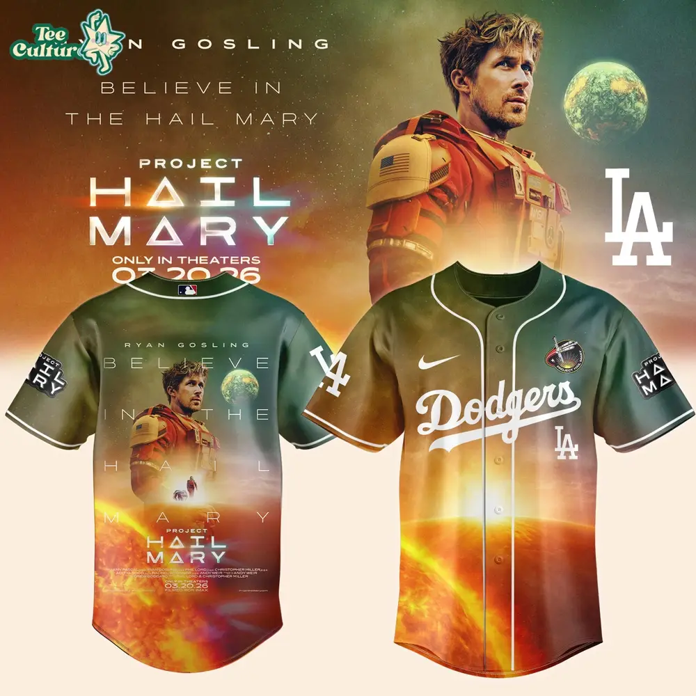 Los Angeles Dodgers x Project Hail Mary Jersey Los Angeles Dodgers x Project Hail Mary Jersey - Image 1