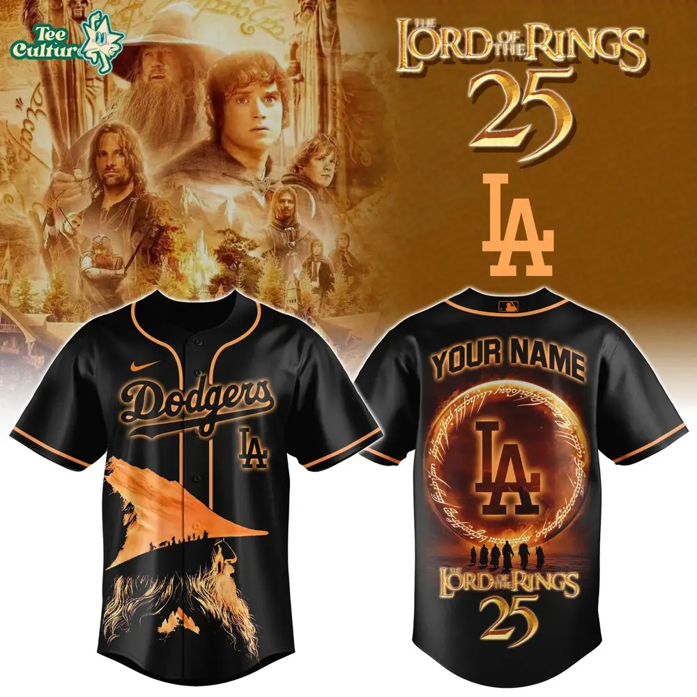 Los Angeles Dodgers x Ring of Power Custom Name Edition 2026 Jersey
