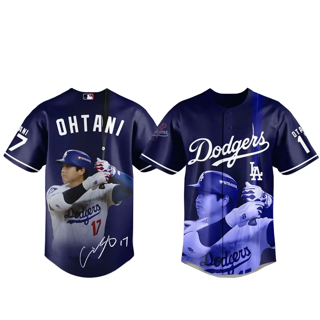 Los Angeles Dodgers x Shohei Ohtani Baseball Jersey - Tazila