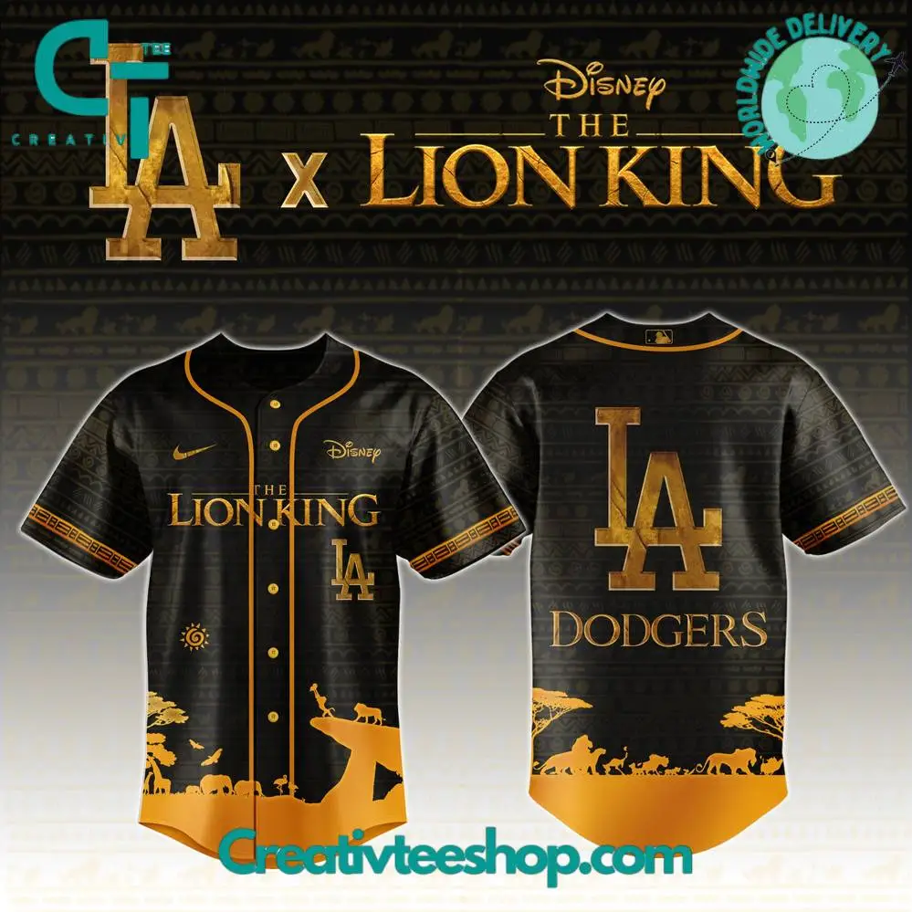 Los Angeles Dodgers X The Lion King Limited Edition Baseball Jersey