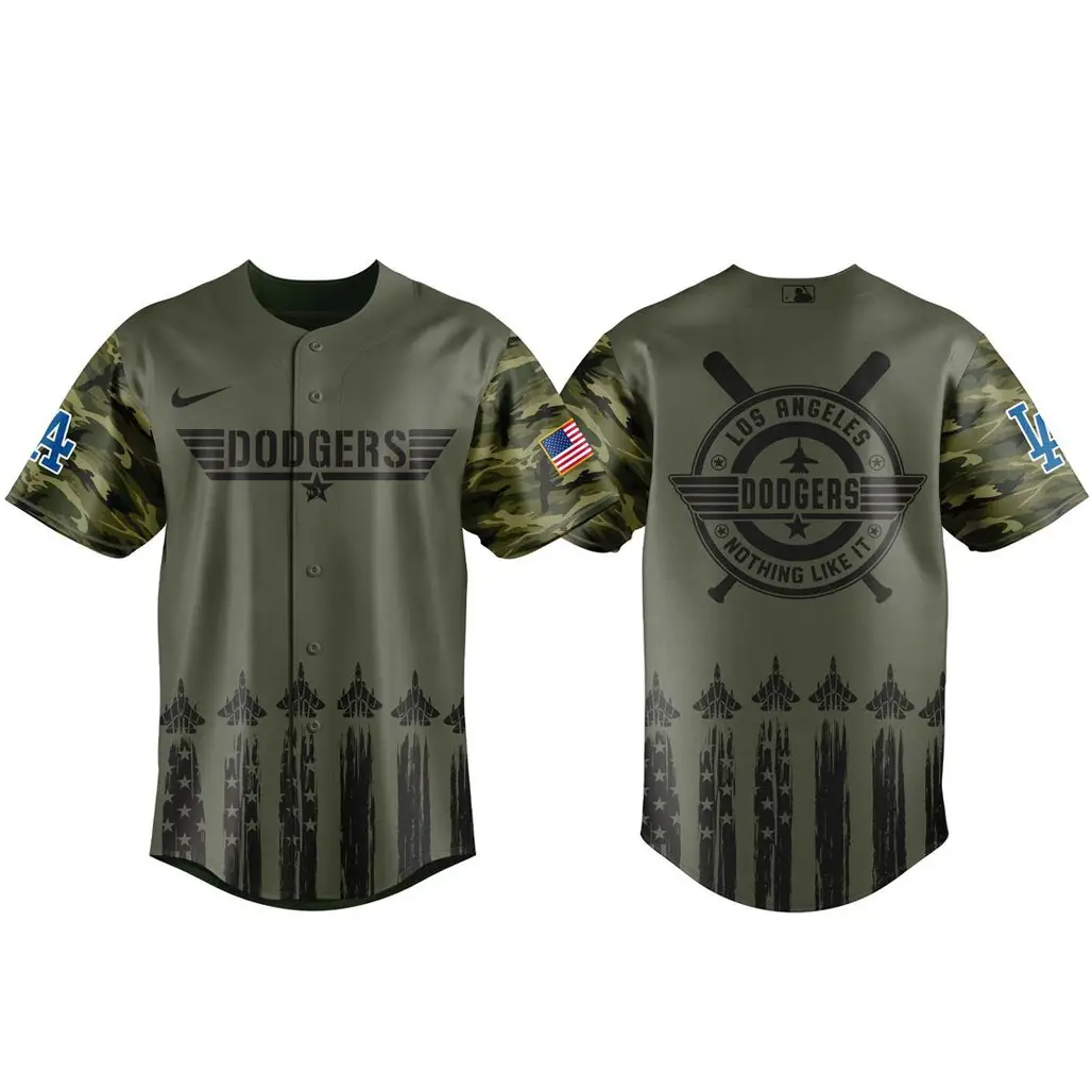 Los Angeles Dodgers x Top Gun Night 2026 Baseball Jersey - Tazila