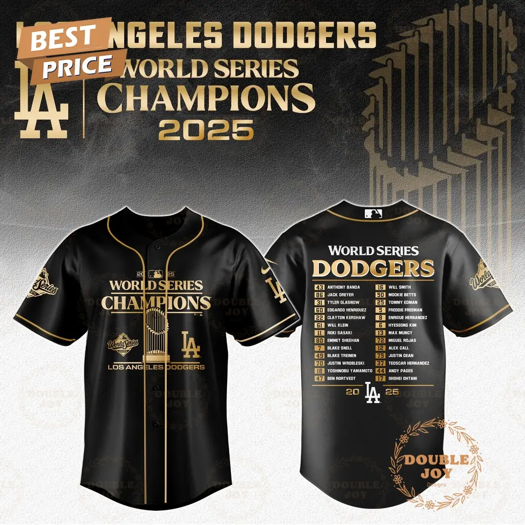 Los Angeles Dodgers x World Series Champions 2025 Baseball Jersey