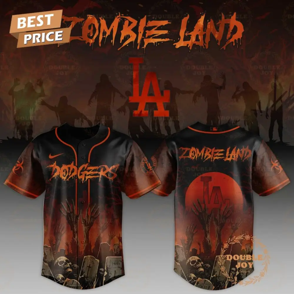 Los Angeles Dodgers Zombieland 2025 Limited Edition Baseball Jersey