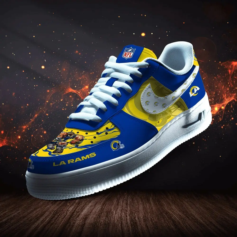Los Angeles Rams Personalized Version 2 AF1 Shoes