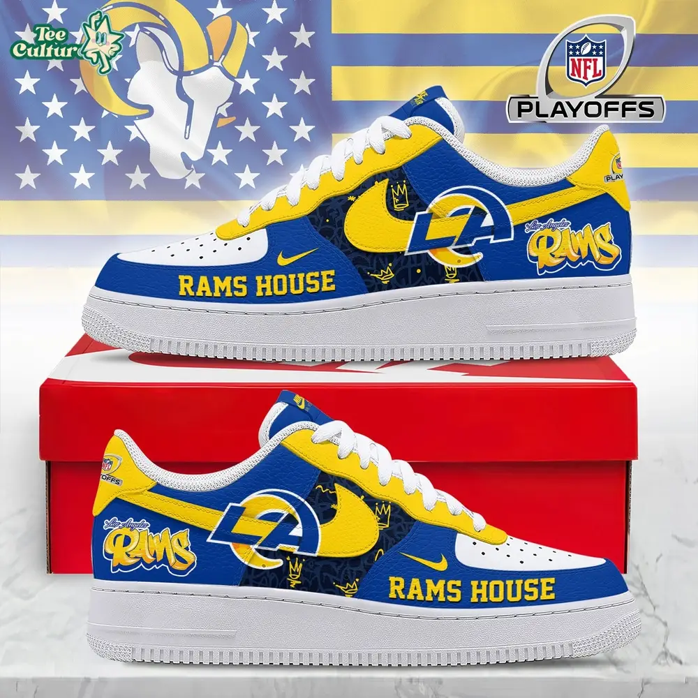 Los Angeles Rams | Premium NFL Playoffs 2025-26 AF1 Shoes MM