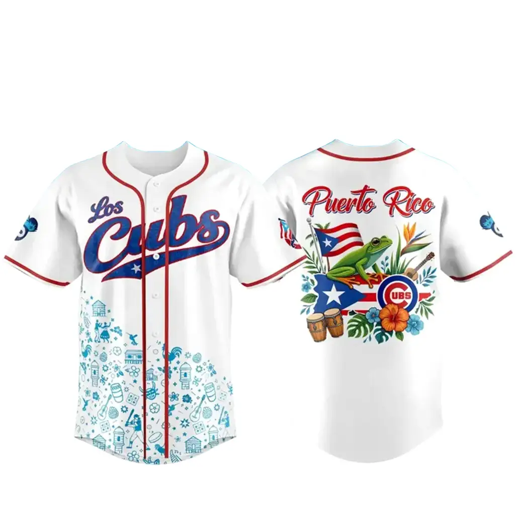 Los Cubs x Puerto Rican Heritage 2026 Baseball Jersey - Tazila