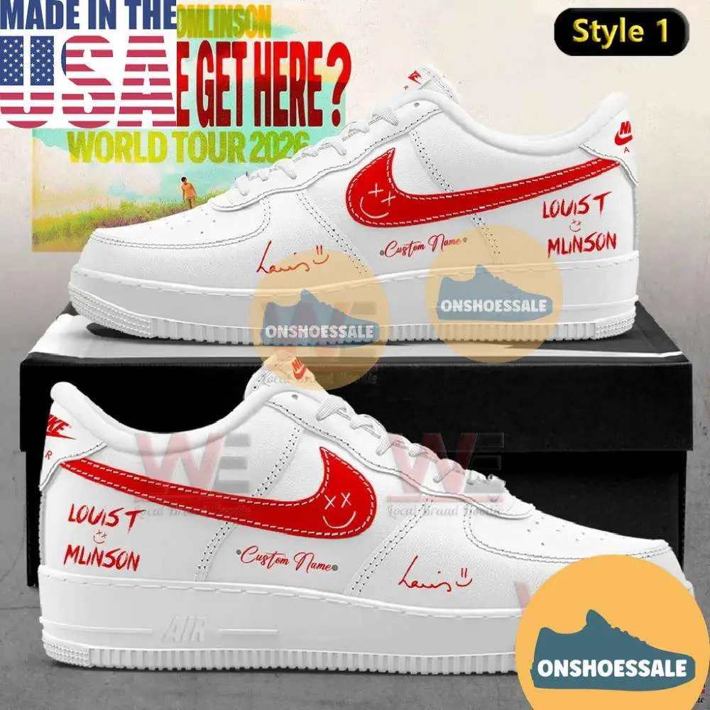 Louis Tomlinson How Did We Get Here World Tour 2026 Custom Name Air Force 1 Shoes - Best Gift Shoes