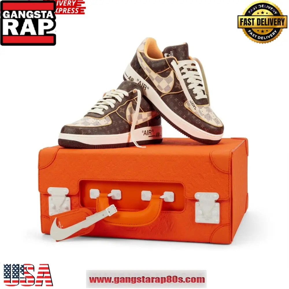Louis Vuitton Air Force 1 Sneakers Shoes ‘Brown Monogram’