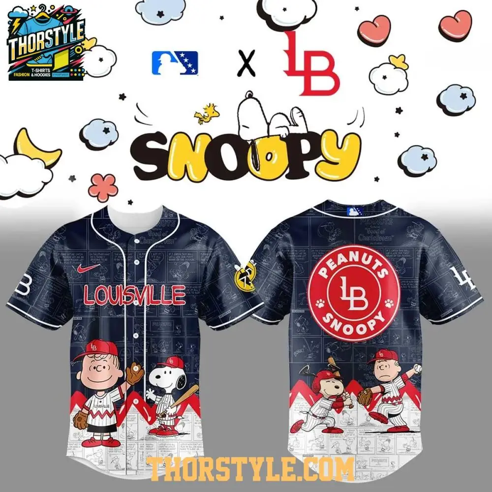 Louisville Bats Peanuts Night 2026 Snoopy Game Baseball Jersey Louisville Bats Peanuts Night 2026 Snoopy Game Baseball Jersey - Image 1