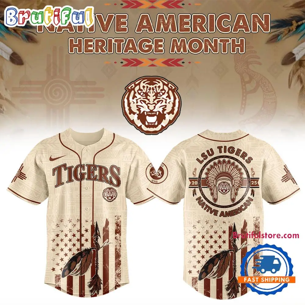 Lsu Tigers X Native American Heritage 2025 Baseball Jersey