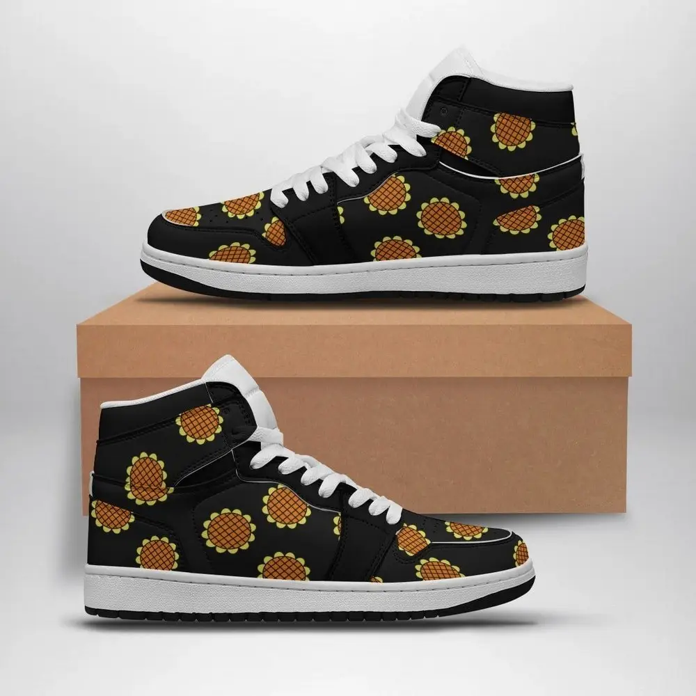 Luffy Dressrosa Pattern One Piece AJ1 Shoes