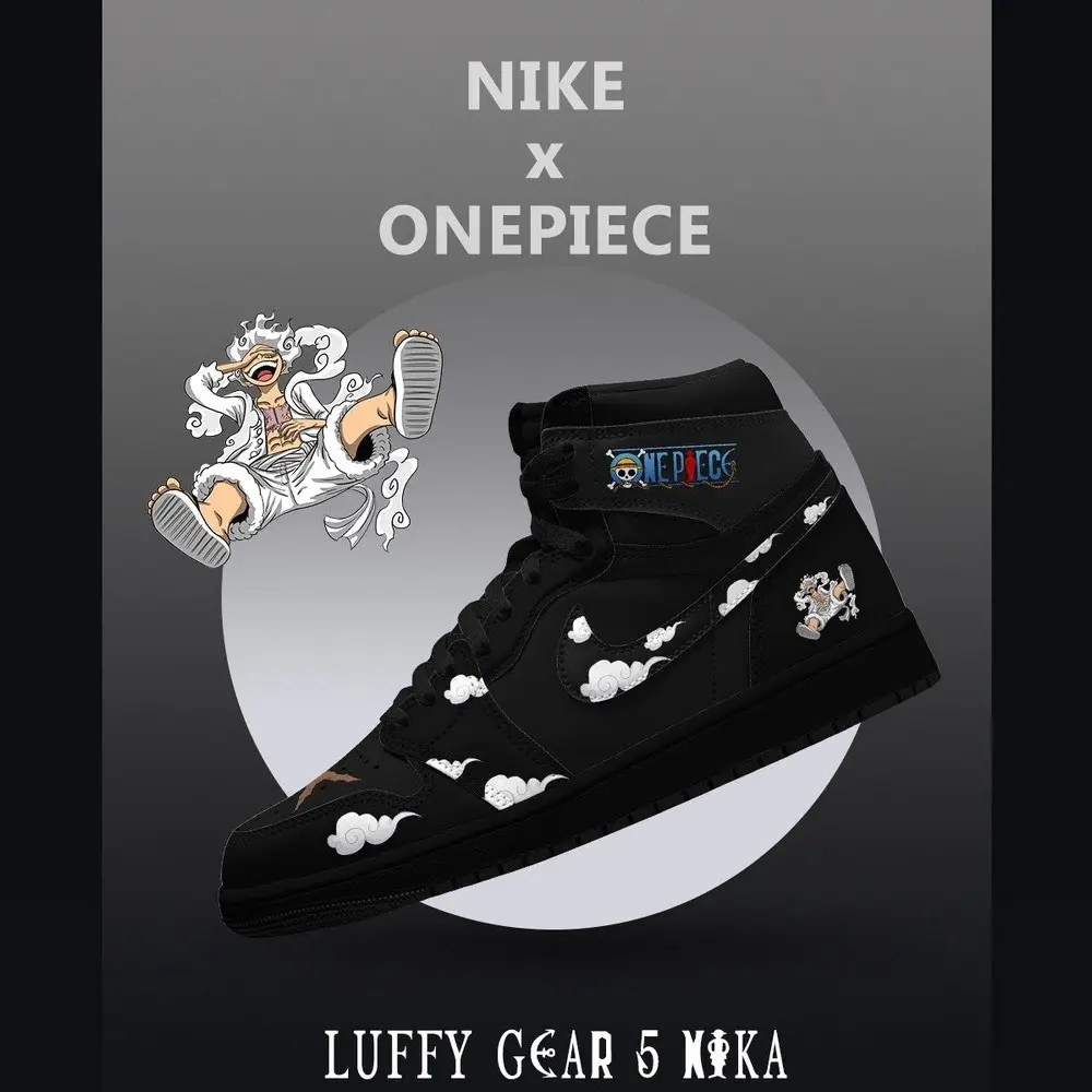 Luffy Gear 5 Nika V.1 One Piece Limited High Top Shoes