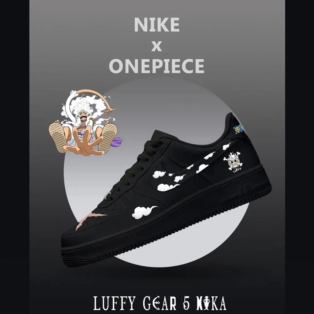Luffy Gear 5 Nika V.1 One Piece Limited Low Top Shoes