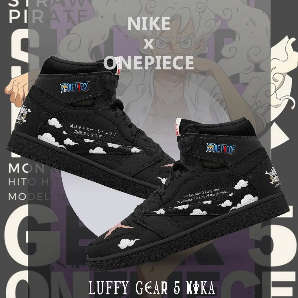 Luffy Gear 5 Nika V.2 One Piece Limited High Top Shoes